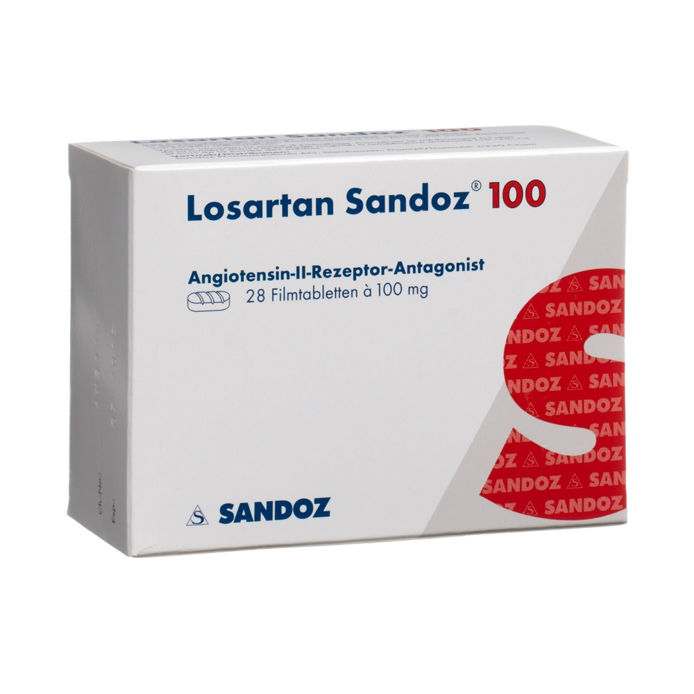 LOSARTAN Sandoz 100 mg, Hauptbild