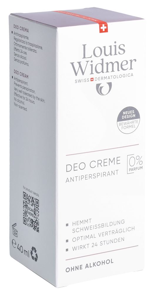 LOUIS WIDMER Deo Creme Antiperspirant