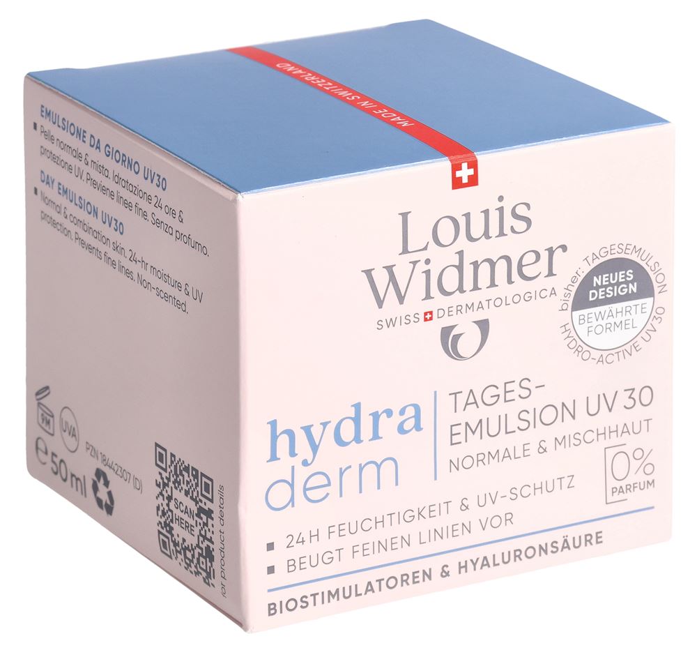 LOUIS WIDMER Hydraderm émulsion de jour, image principale