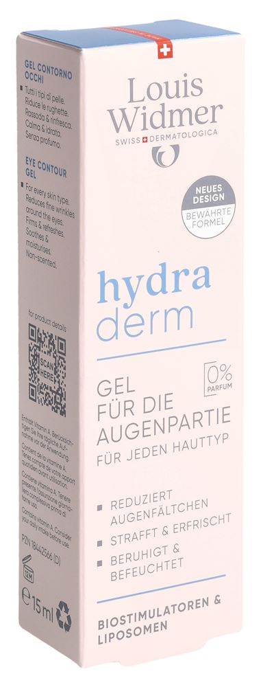 LOUIS WIDMER Hydraderm gel contour des yeux