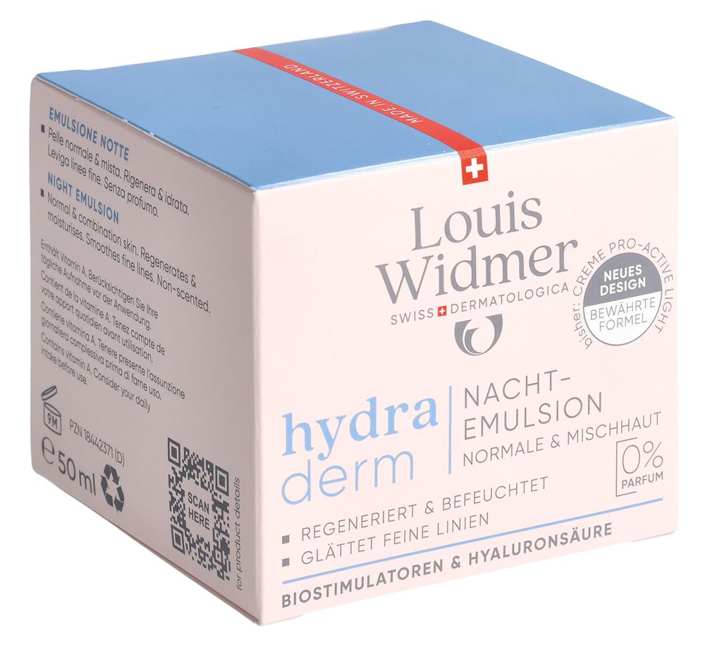 LOUIS WIDMER Hydraderm Nachtemulsion