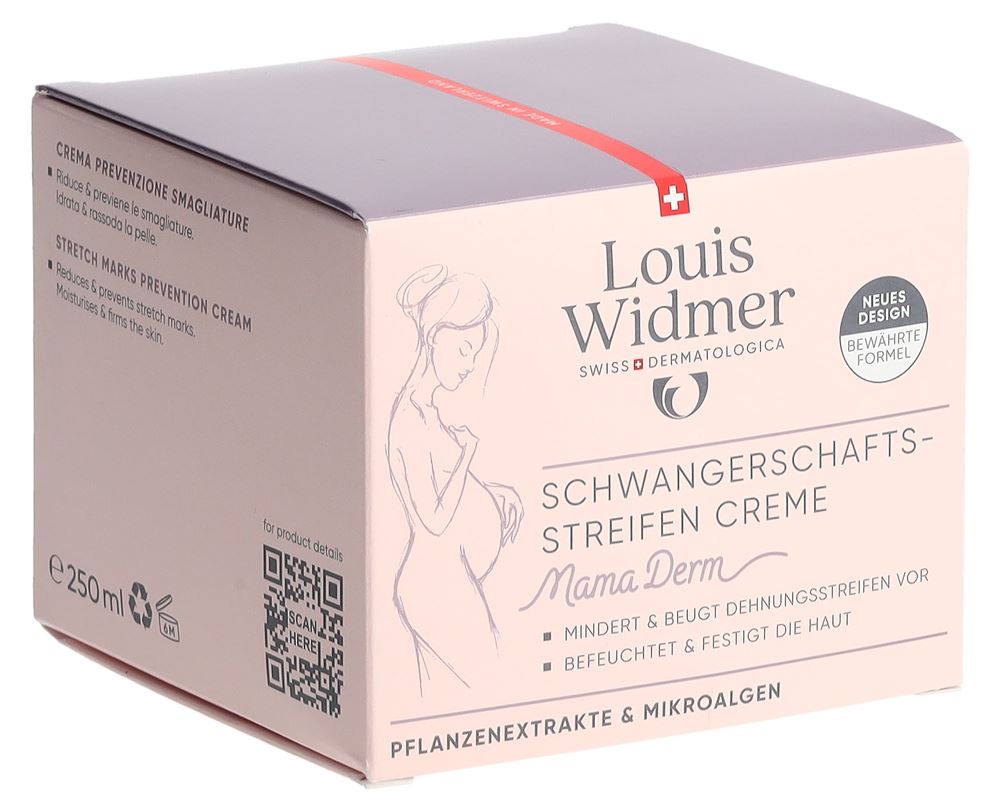 LOUIS WIDMER MamaDerm Schwangerschaftsstreifen Creme