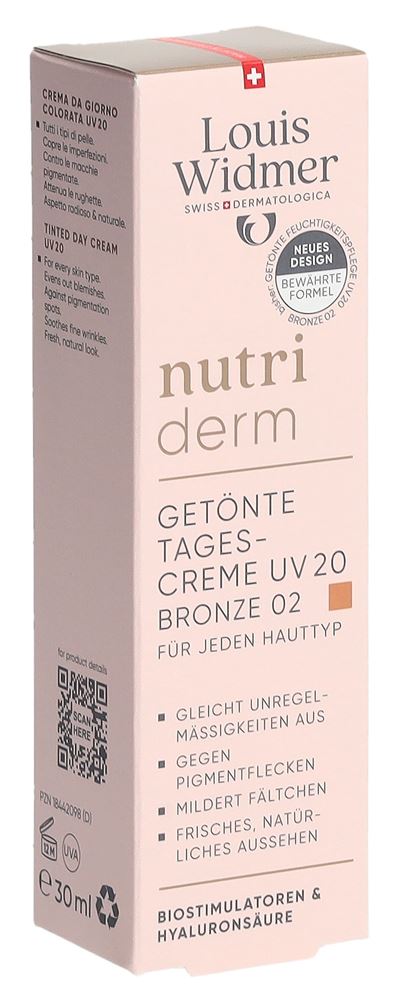 LOUIS WIDMER Nutriderm getönte Tagescreme