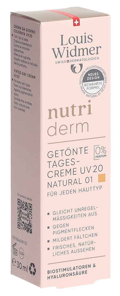 LOUIS WIDMER Nutriderm getönte Tagescreme