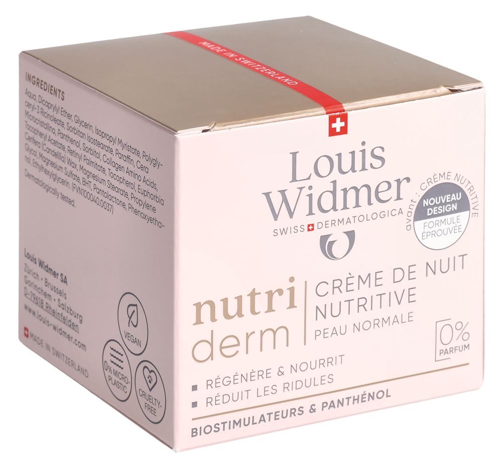 LOUIS WIDMER Nutriderm Nachtcreme Nutritive