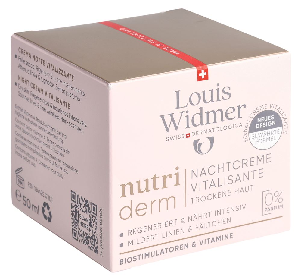 LOUIS WIDMER Nutriderm Nachtcreme Vitalisante