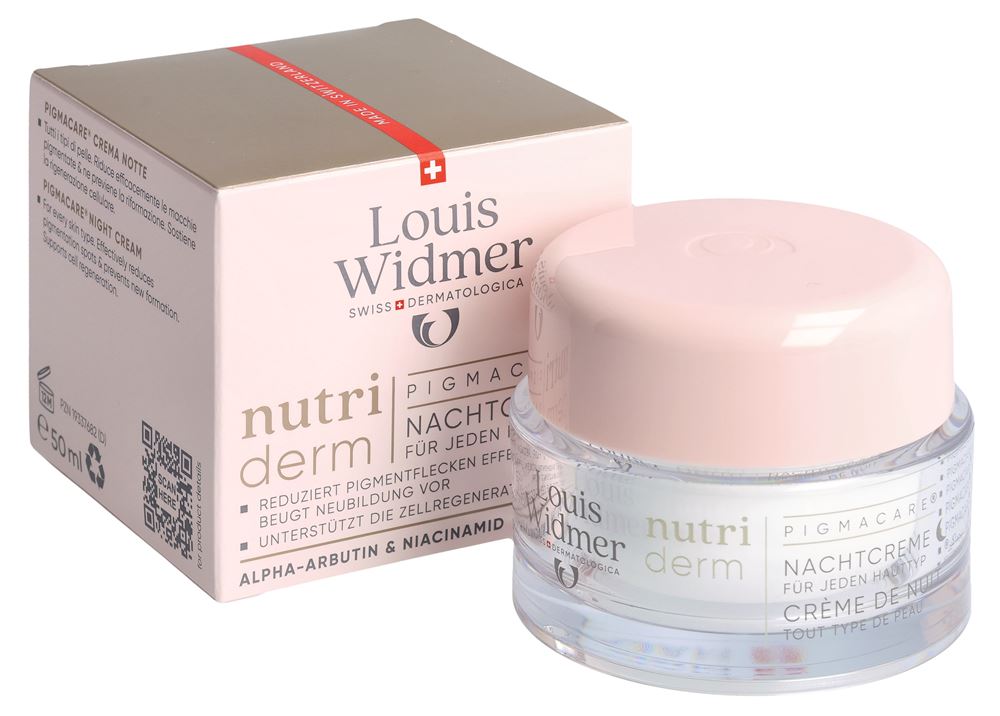 LOUIS WIDMER Nutriderm Pigmacare crème nuit