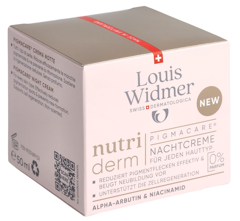 LOUIS WIDMER Nutriderm Pigmacare Nachtcreme