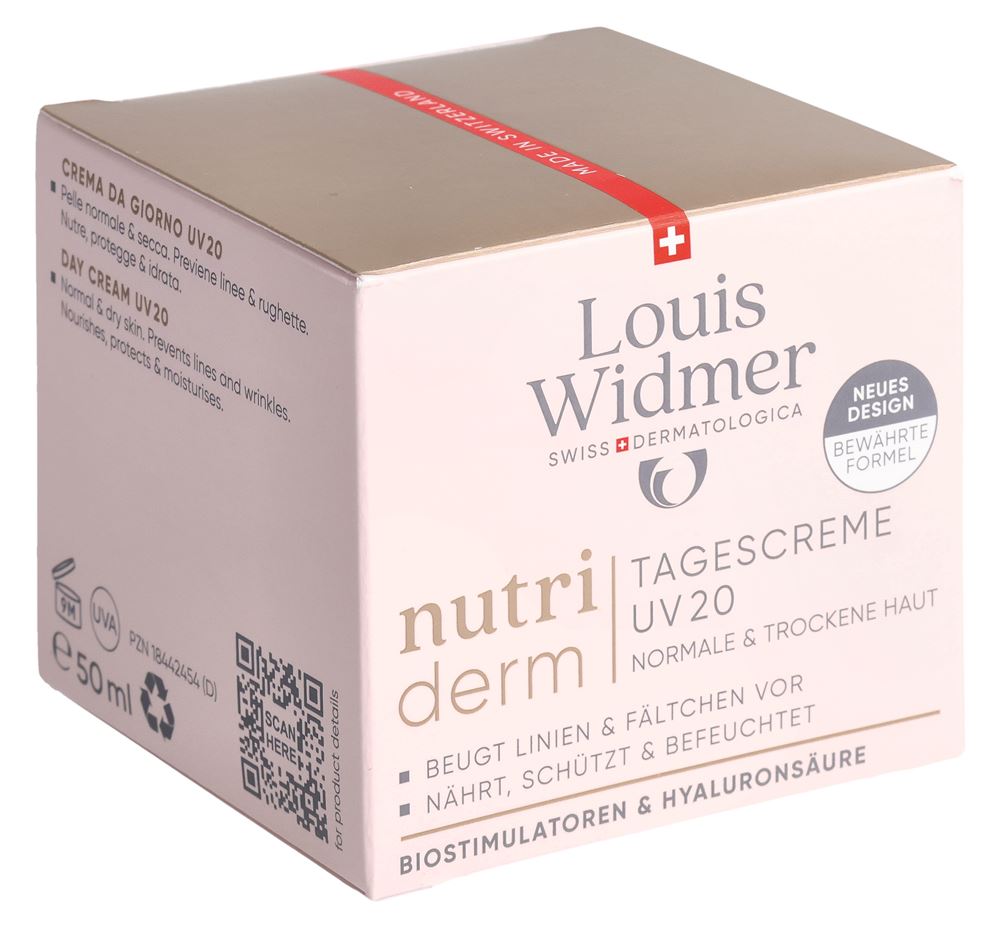 LOUIS WIDMER Nutriderm Tagescreme, Hauptbild