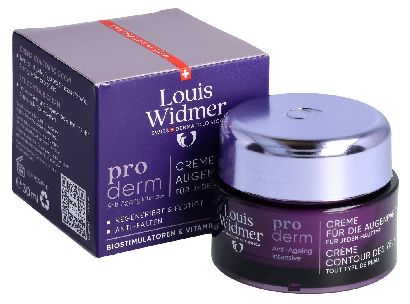 LOUIS WIDMER Proderm crème contour des yeux