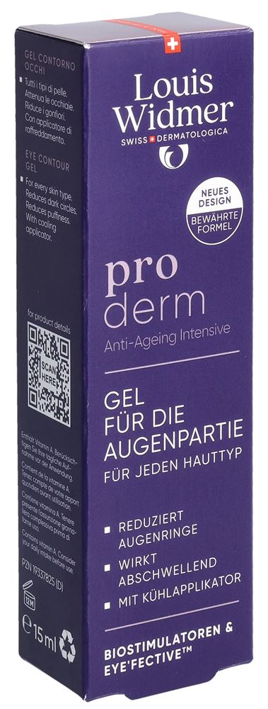 LOUIS WIDMER Proderm gel contour des yeux