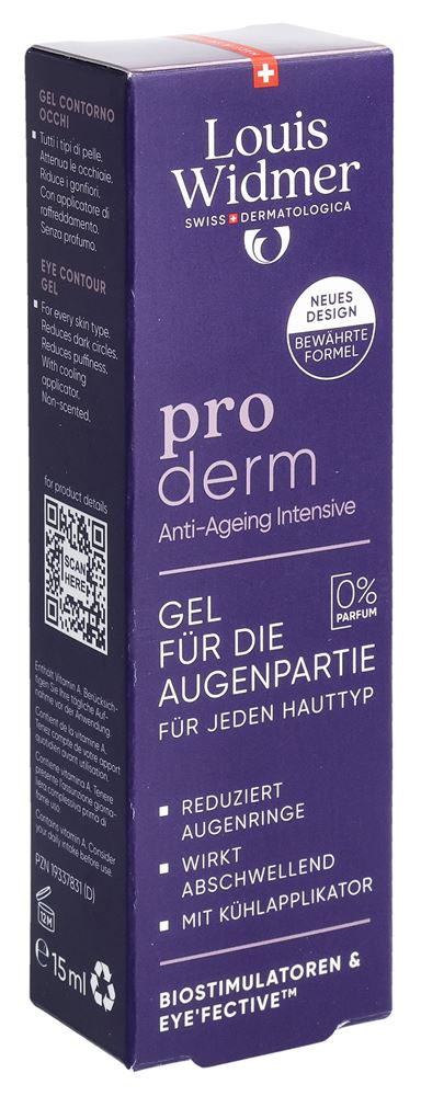 LOUIS WIDMER Proderm gel contour des yeux