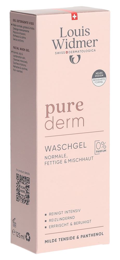 LOUIS WIDMER Purederm gel nettoyant
