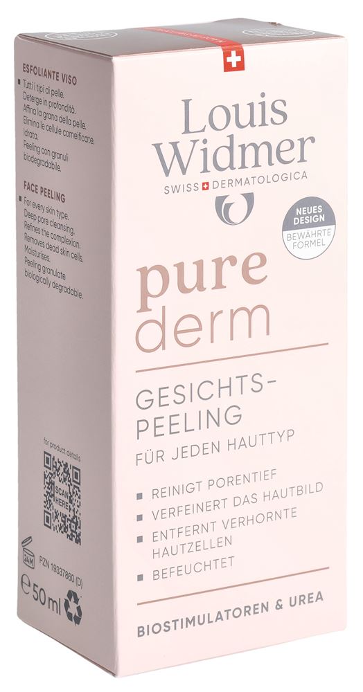 LOUIS WIDMER Purederm Gesichtspeeling