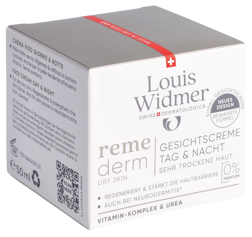 LOUIS WIDMER Remederm crème visage