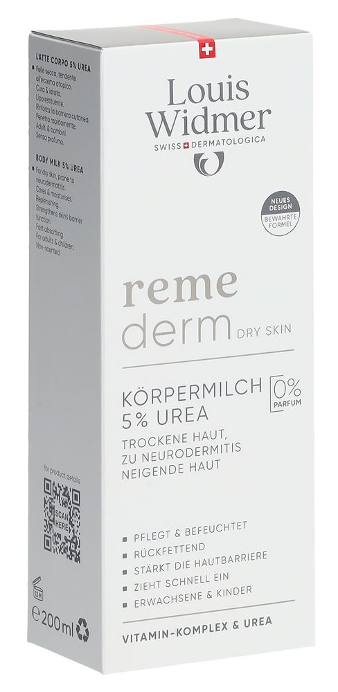 LOUIS WIDMER Remederm Körpermilch