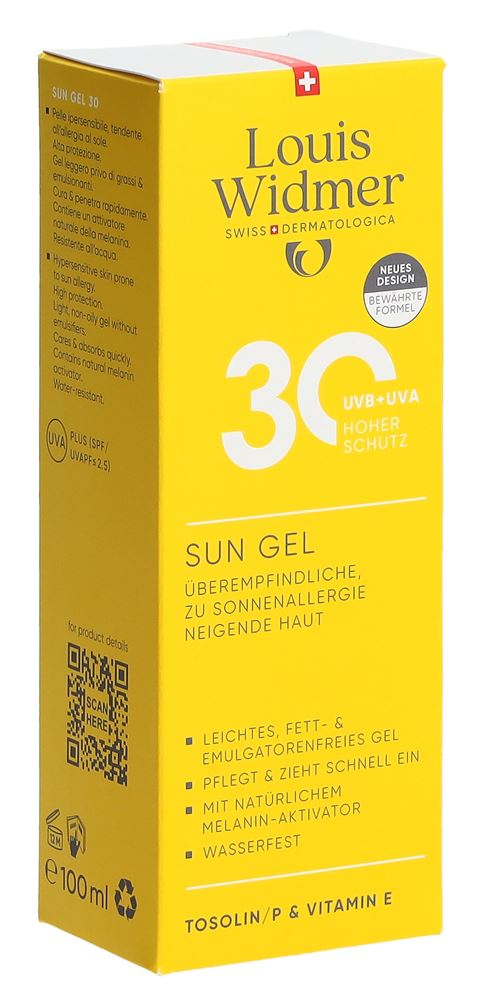 LOUIS WIDMER sun gel, image principale