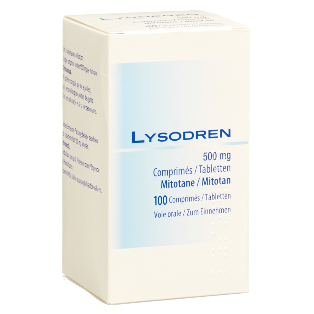 LYSODREN Tabl 500 mg Fl 100 Stk, Hauptbild