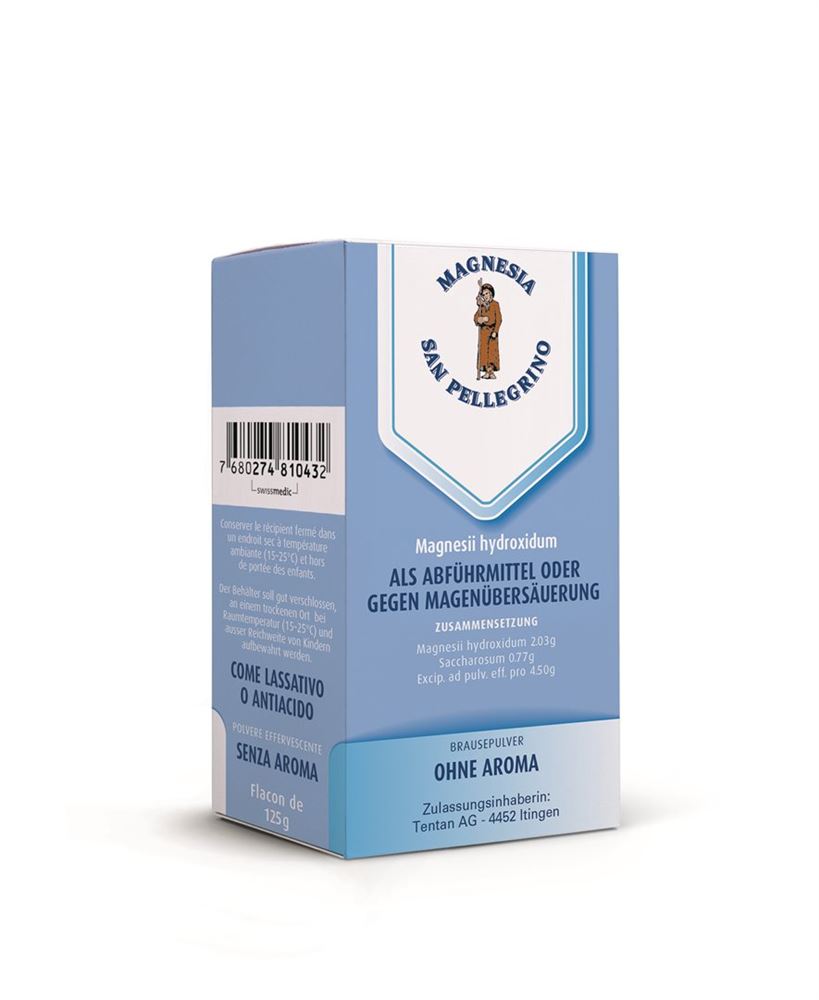 MAGNESIA SAN PELLEGRINO Brause Plv ohne Aroma Fl 125 g, Hauptbild