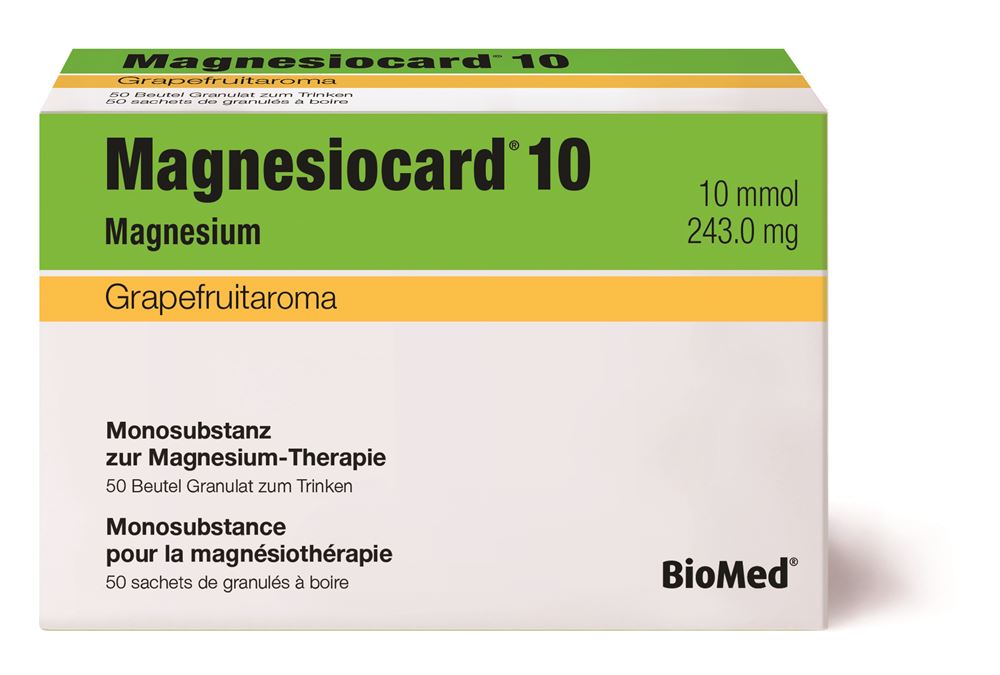 Magnesiocard Gran 10 mmol Grapefruit Btl 50 Stk, Hauptbild