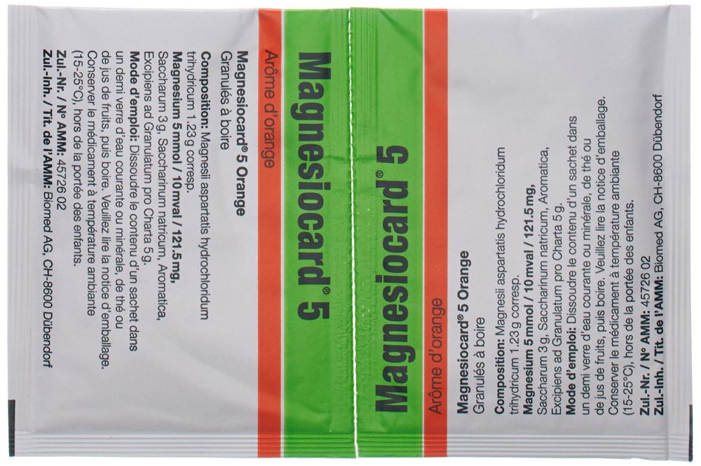Magnesiocard Gran 5 mmol Orange Btl 50 Stk, Bild 2 von 3