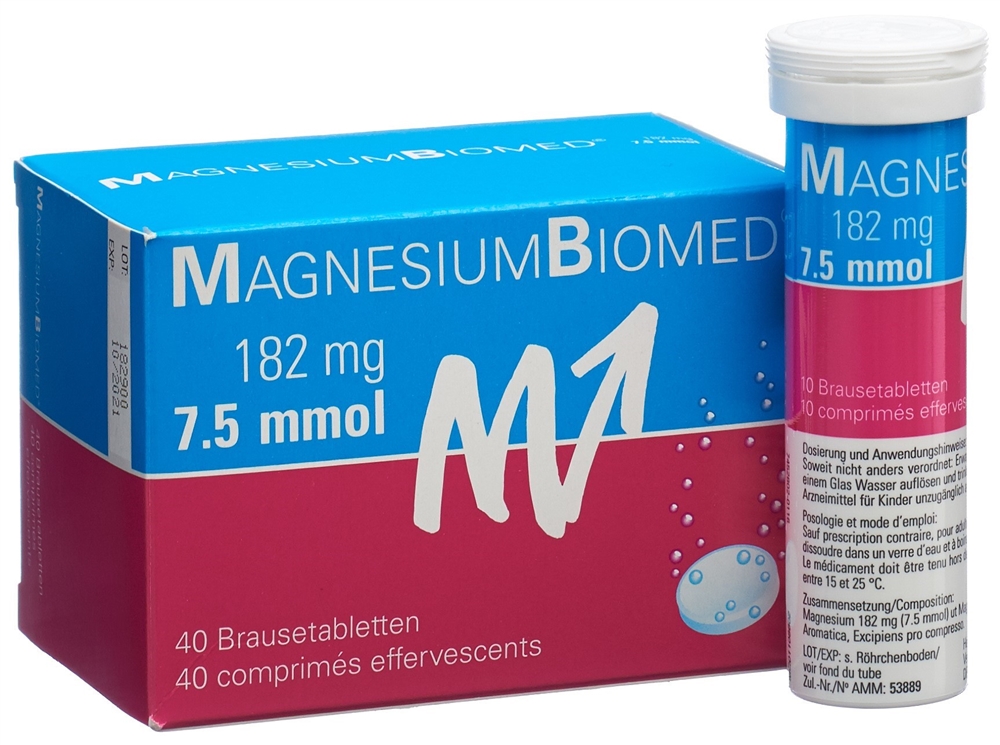 Magnesium Biomed cpr eff bte 40 pce, image 2 sur 2