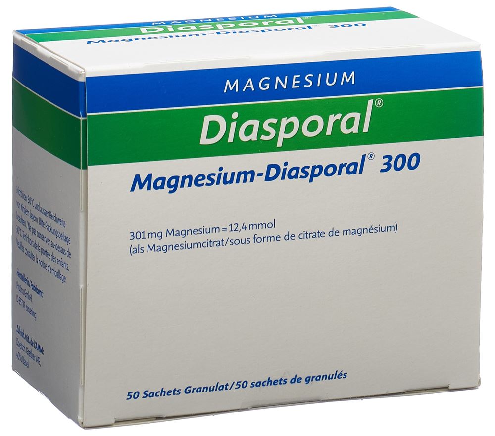 MAGNESIUM DIASPORAL Gran 300 mg Btl 50 Stk, Hauptbild