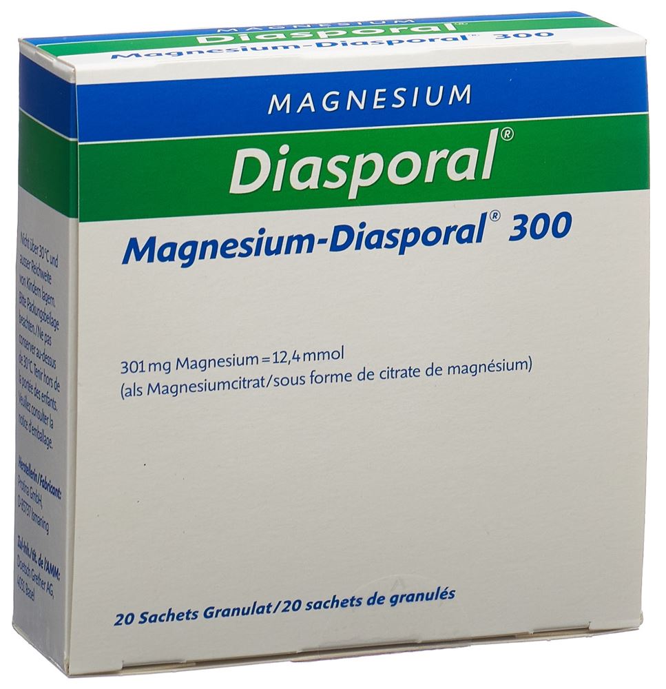 MAGNESIUM DIASPORAL gran 300 mg sach 20 pce
