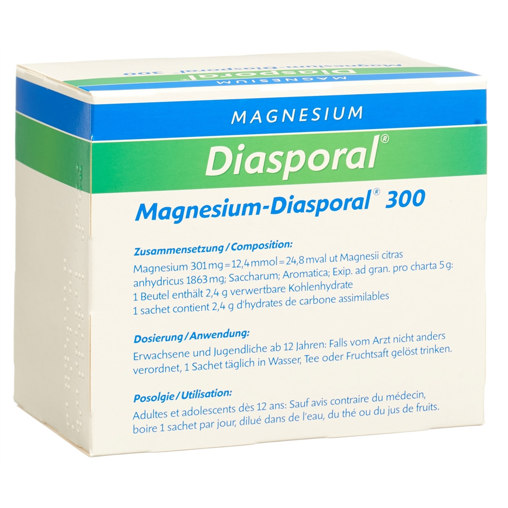 MAGNESIUM DIASPORAL gran 300 mg sach 50 pce, image 2 sur 2