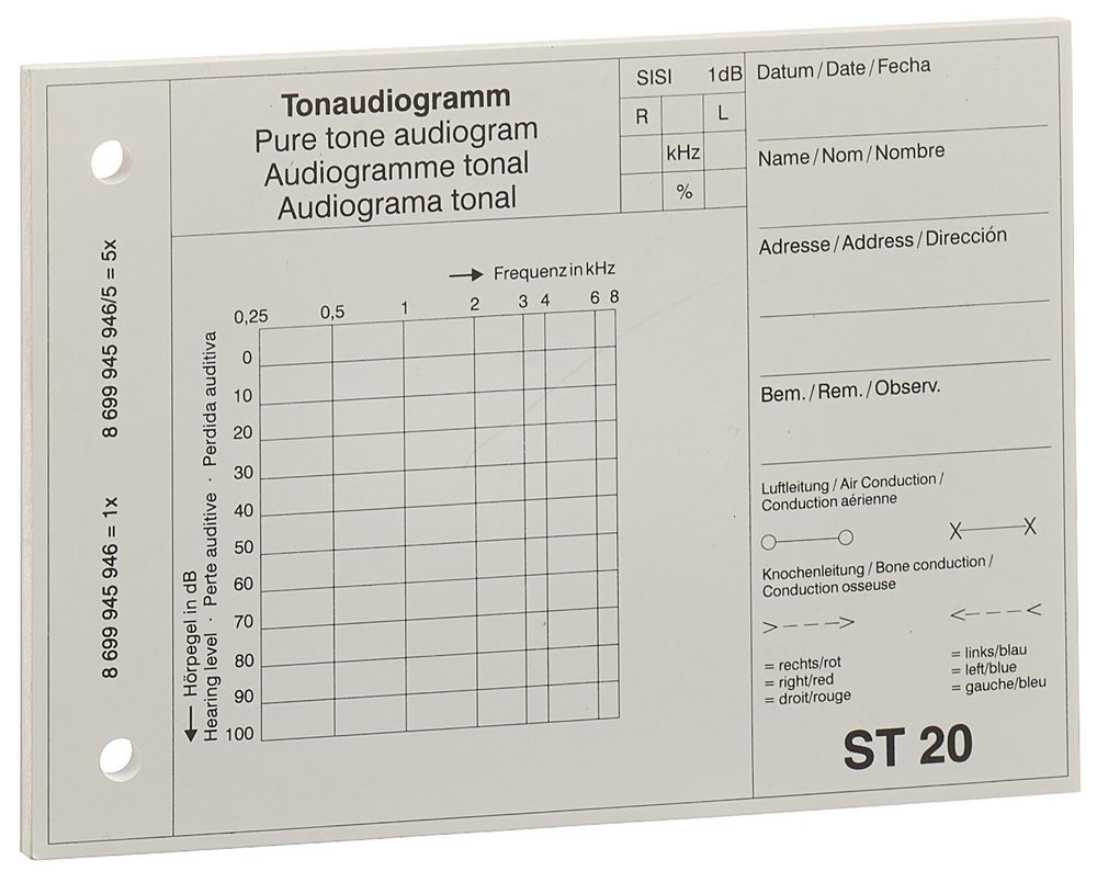 MAICO audiogrammblock ST