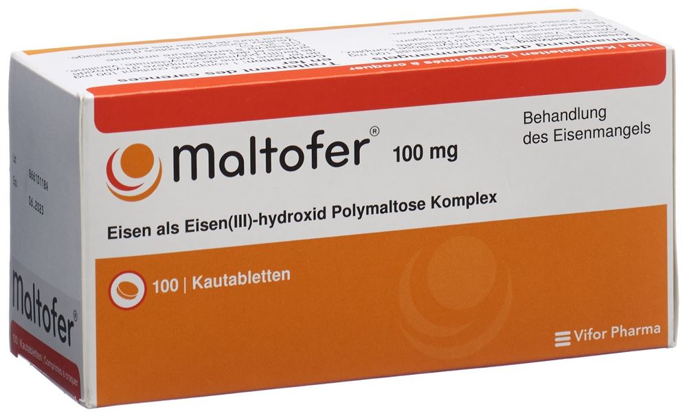 MALTOFER cpr croquer 100 mg blist 100 pce, image principale