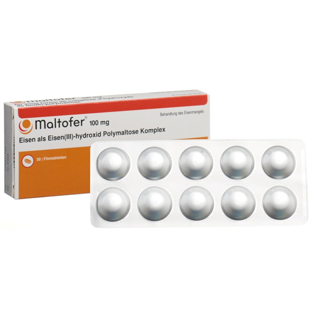 MALTOFER Filmtabl 100 mg Blist 30 Stk