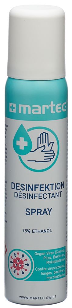 MARTEC Désinfectant spray pour mains