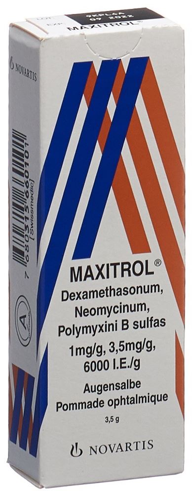 MAXITROL Augensalbe Tb 3.5 g