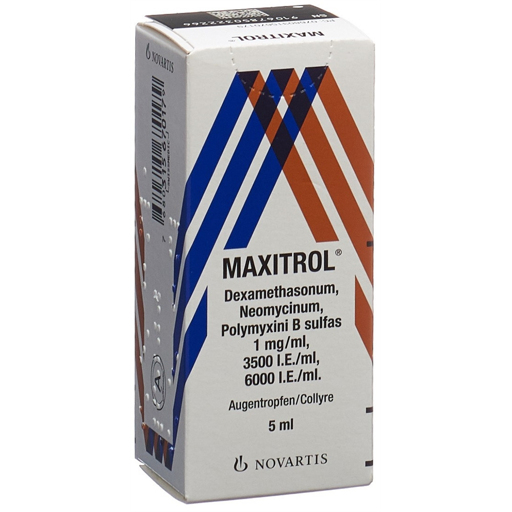 MAXITROL gtt opht fl 5 ml, image principale