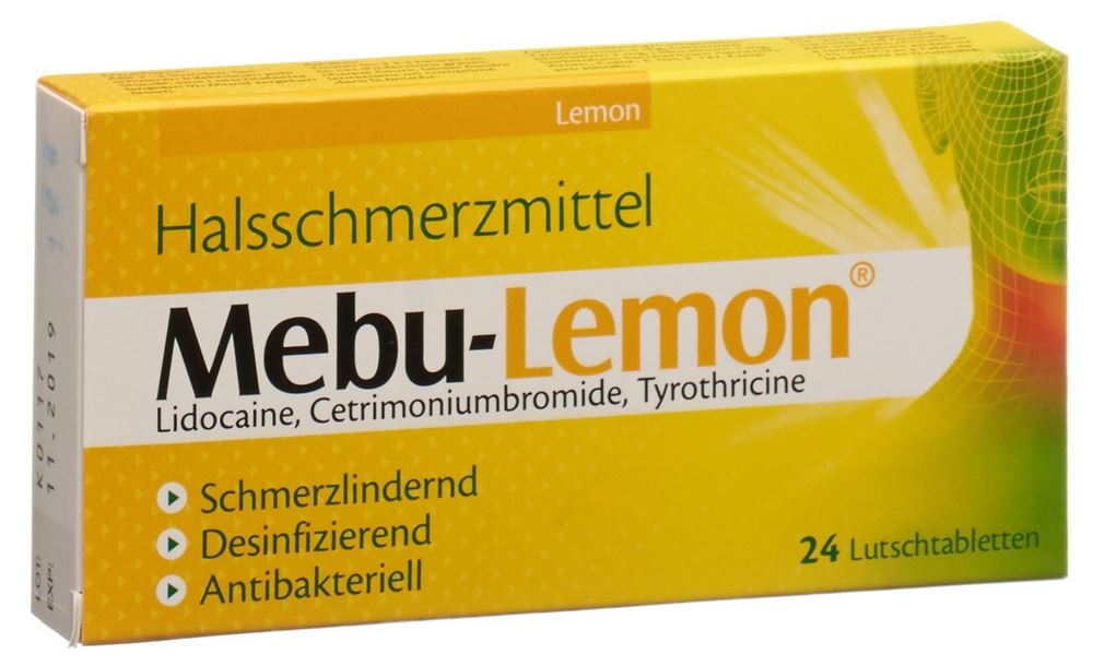 MEBU-LEMON cpr sucer blist 24 pce