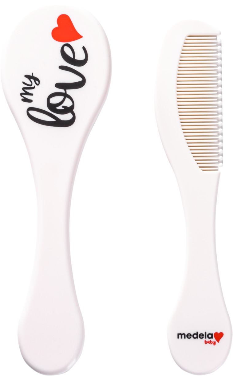 MEDELA Baby brosse et peigne à cheveux pour bébés, image 2 sur 2