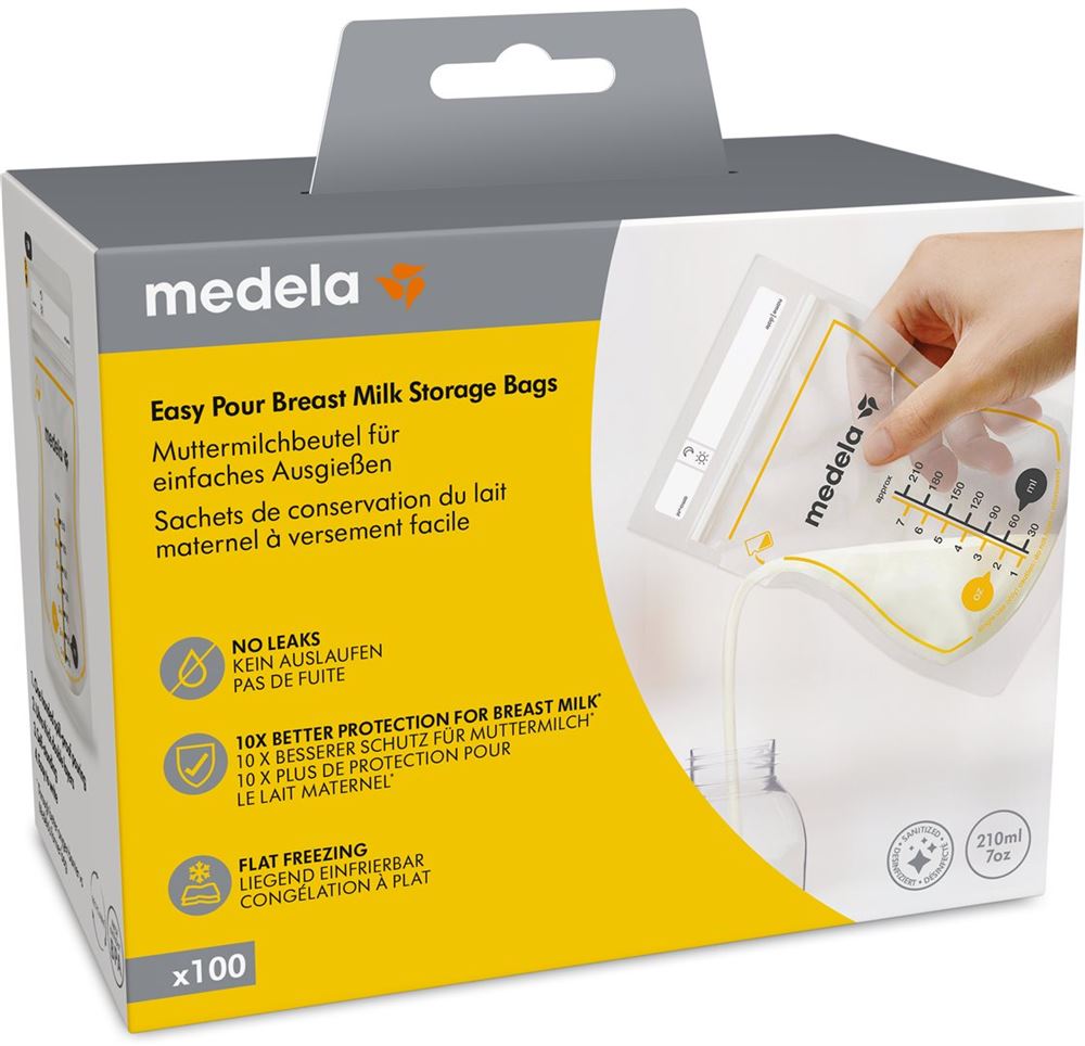 MEDELA Easy Pour sachets de conservation du lait maternel
