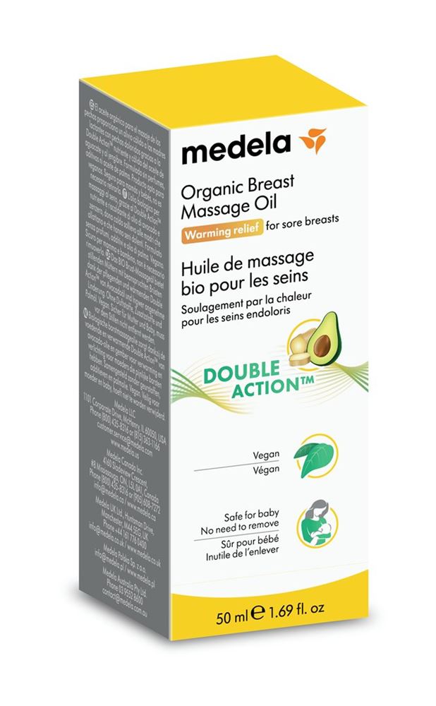 MEDELA huile de massage pour les seins