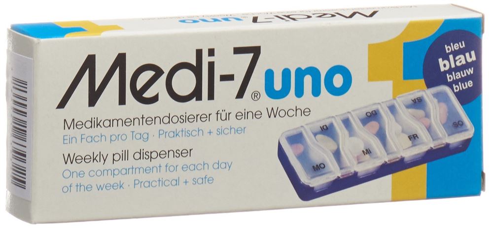 MEDI 7 Medikamentendosierer uno 7 Tage