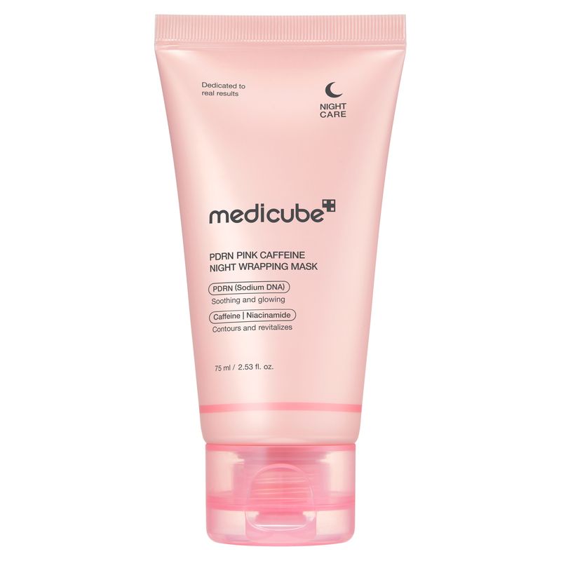 MEDICUBE PDRN Pink Caffeine Night Wrapping Mask