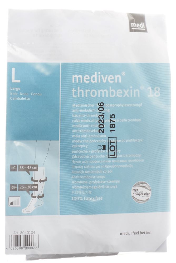 Mediven thrombexin 18 A-D Kniestrumpf