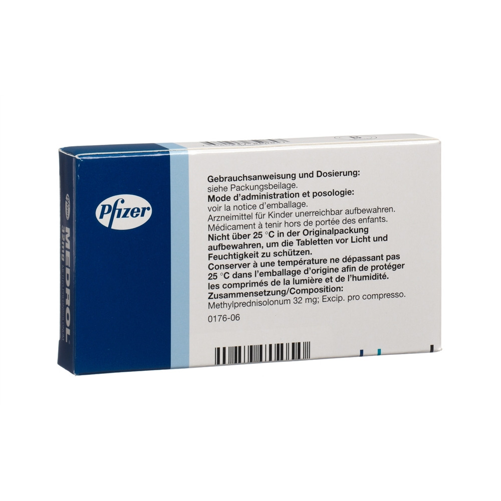 MEDROL cpr 32 mg blist 10 pce, image 2 sur 2