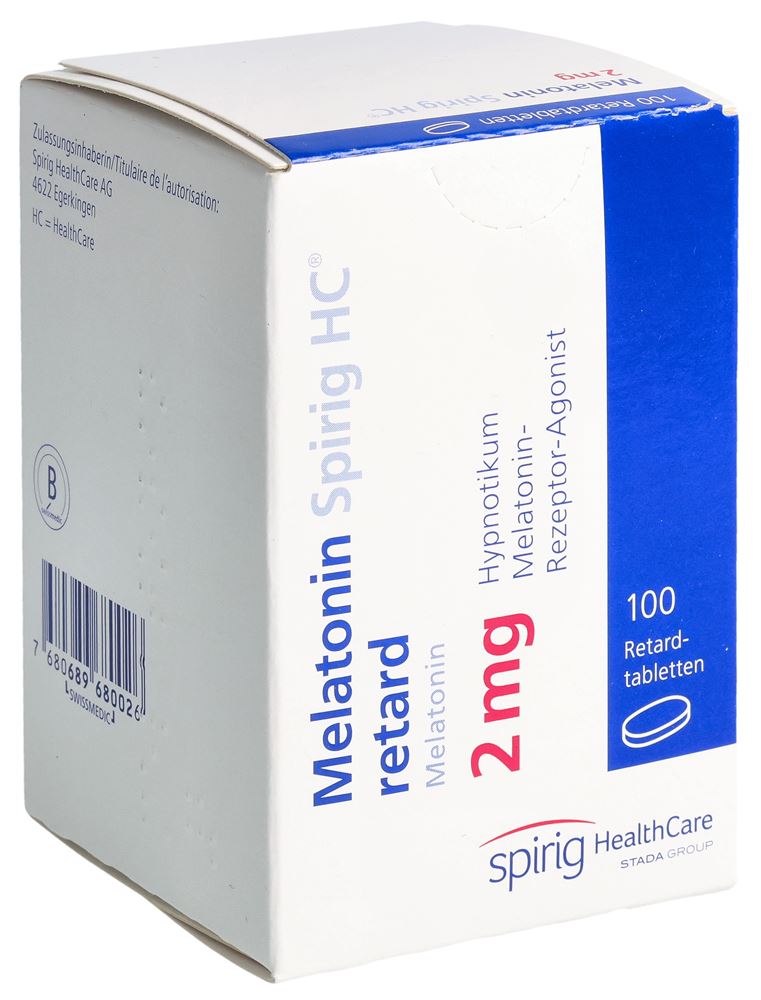 MELATONINE Spirig HC 2 mg, Hauptbild MELATONINE Spirig HC 2 mg, Hauptbild