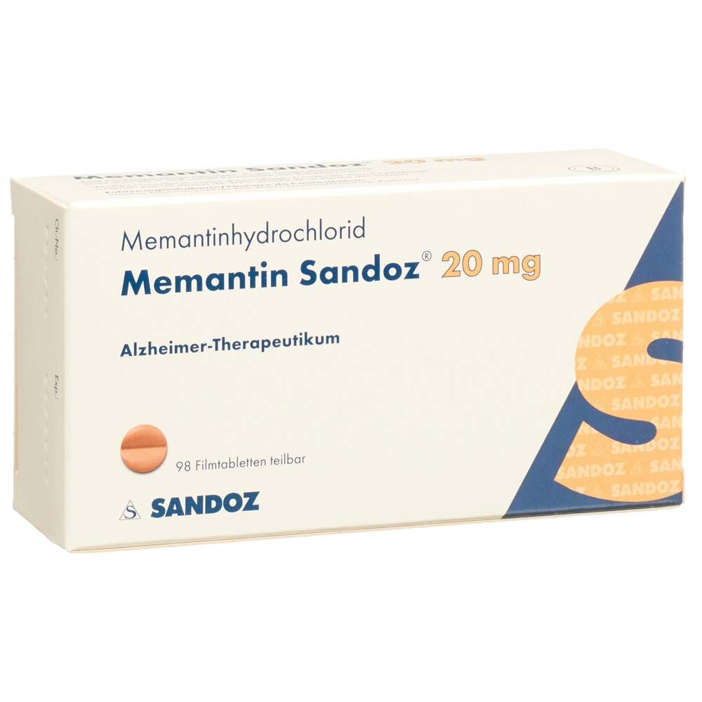 MEMANTINE Sandoz 20 mg, Hauptbild