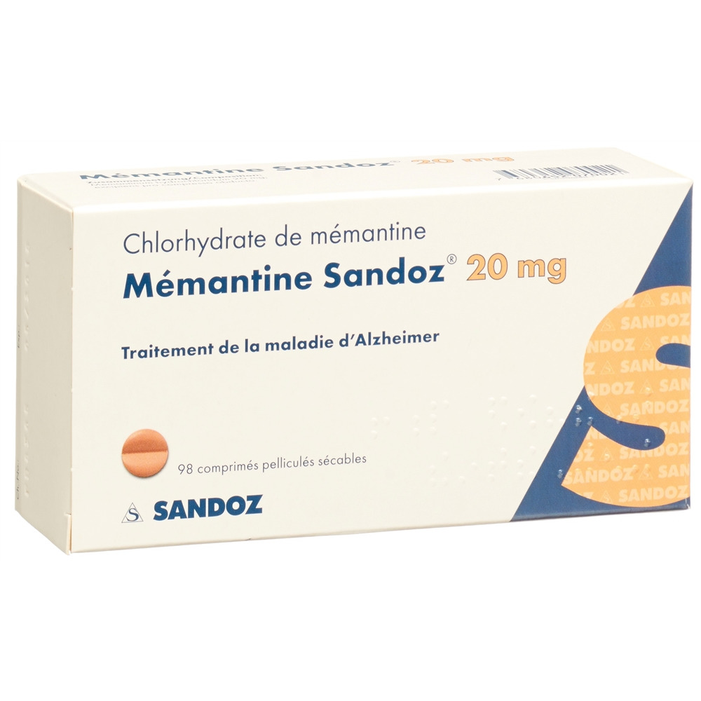 MEMANTINE Sandoz 20 mg, image 2 sur 2
