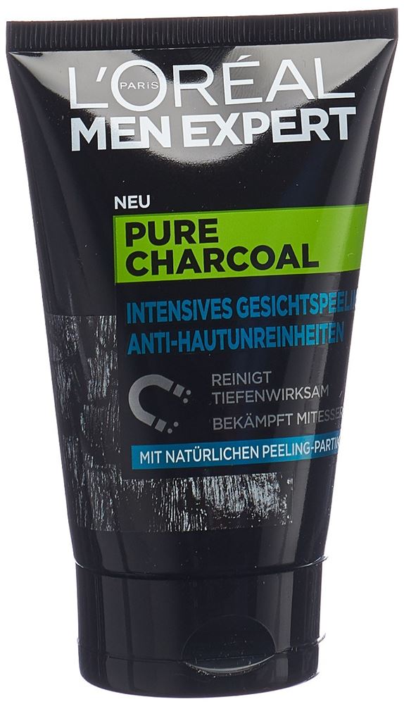 MEN EXPERT Pure Charcoal peeling anti-impuretés pour le visage