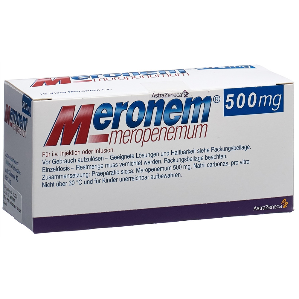 Meronem i.v. 500 mg, image principale