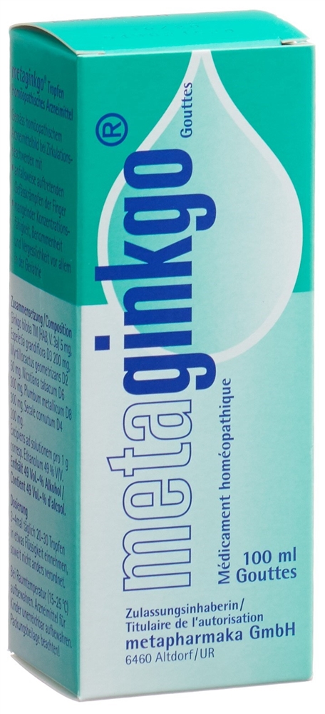 Metaginkgo gouttes fl 100 ml, image 2 sur 2