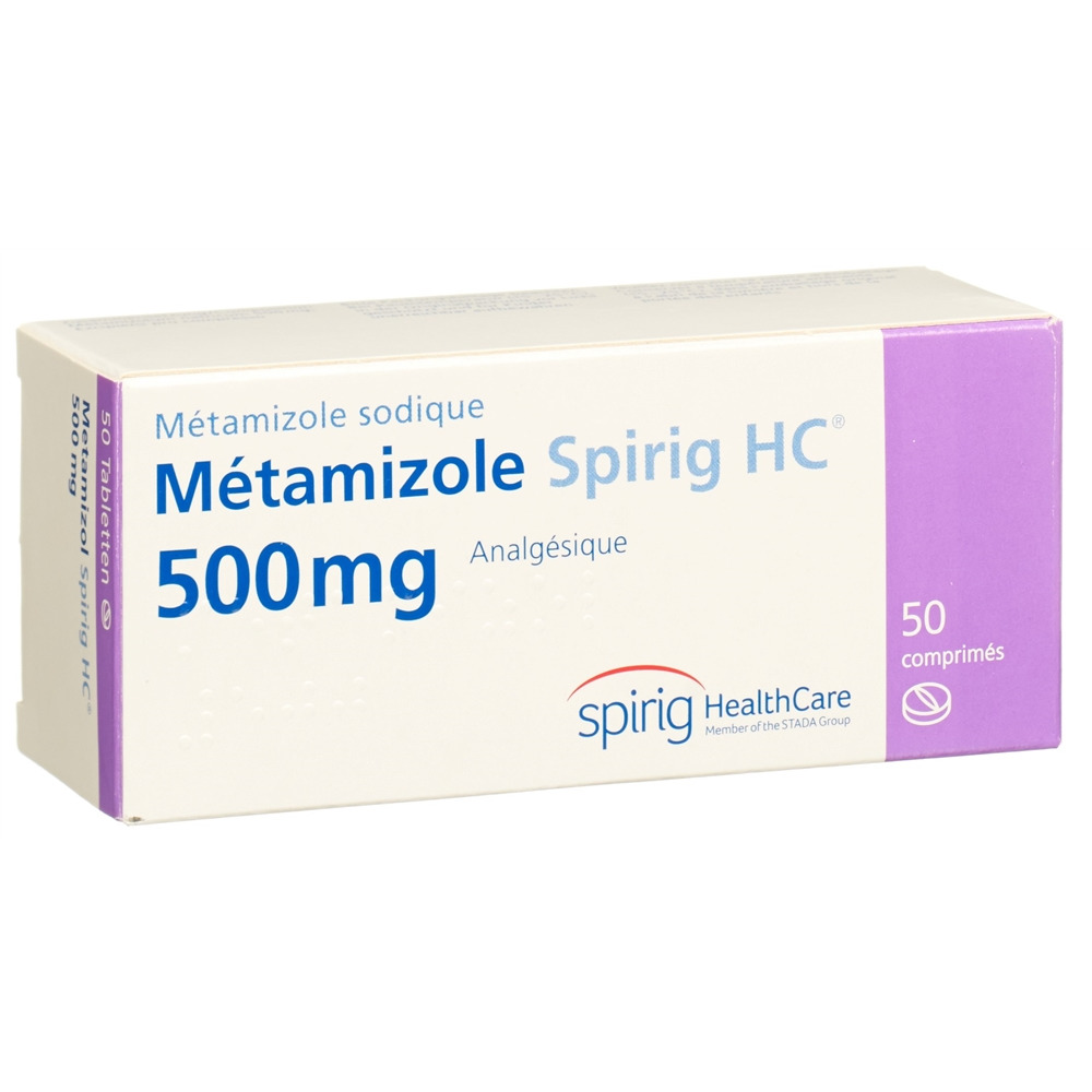 METAMIZOLE Spirig HC 500 mg, image 2 sur 2